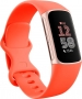 Fitbit Charge 6 tracker aktywności coral/champagne złoty