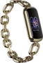 Fitbit Luxe Specials Edition tracker aktywności gorjana soft złoty stainless steel parker link bracelet