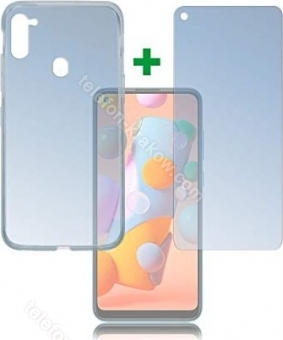 4smarts 360° Protection zestaw do Samsung Galaxy A11 przeźroczysty