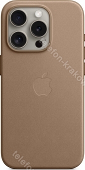 Apple Feingewebe etui z MagSafe do iPhone 15 Pro Taupe