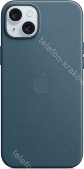 Apple Feingewebe etui z MagSafe do iPhone 15 Plus niebieski pacyficzny