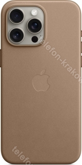 Apple Feingewebe etui z MagSafe do iPhone 15 Pro Max Taupe
