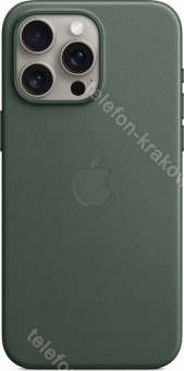 Apple Feingewebe etui z MagSafe do iPhone 15 Pro Max wiecznie zielony