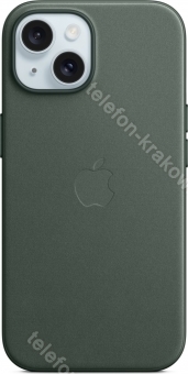 Apple Feingewebe etui z MagSafe do iPhone 15 wiecznie zielony