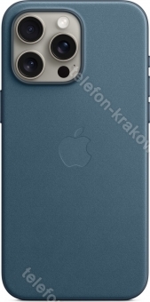Apple Feingewebe etui z MagSafe do iPhone 15 Pro Max niebieski pacyficzny