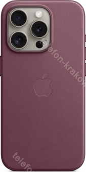 Apple Feingewebe etui z MagSafe do iPhone 15 Pro Mulberry