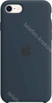 Apple Silikonowe etui do iPhone'a SE (2022) błękitna toń