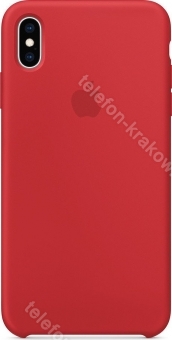 Apple Silikonowe etui do iPhone'a XS Max czerwone
