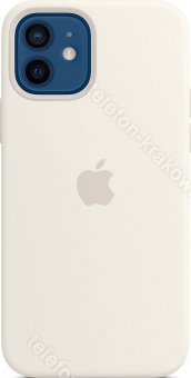 Apple Silikonowe etui z MagSafe do iPhone'a 12 / 12 Pro białe