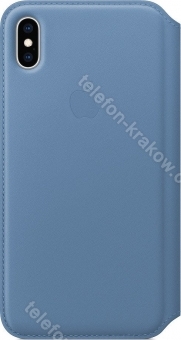 Apple Skórzane etui folio do iPhone'a XS Max chabrowe