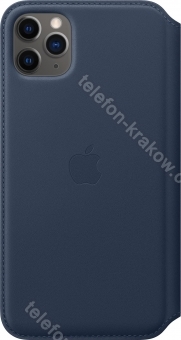Apple Skórzane etui folio do iPhone'a 11 Pro Max otchłanny błękit