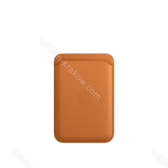 Apple Skórzany portfel z MagSafe do iPhone'a złocisty brąz