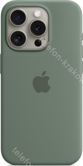 Apple futerał silikonowy z MagSafe do iPhone 15 Pro cyprys