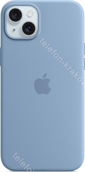 Apple futerał silikonowy z MagSafe do iPhone 15 Plus winterblau