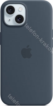 Apple futerał silikonowy z MagSafe do iPhone 15 sturmblau