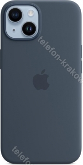 Apple futerał silikonowy z MagSafe do iPhone 14 sturmblau