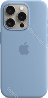Apple futerał silikonowy z MagSafe do iPhone 15 Pro winterblau