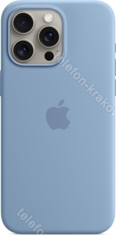 Apple futerał silikonowy z MagSafe do iPhone 15 Pro Max winterblau