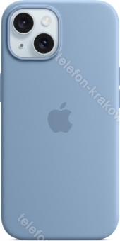 Apple futerał silikonowy z MagSafe do iPhone 15 winterblau