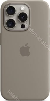 Apple futerał silikonowy z MagSafe do iPhone 15 Pro tonbraun