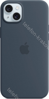 Apple futerał silikonowy z MagSafe do iPhone 15 Plus sturmblau