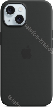 Apple futerał silikonowy z MagSafe do iPhone 15 czarny