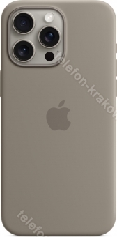 Apple futerał silikonowy z MagSafe do iPhone 15 Pro Max tonbraun