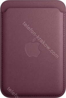 Apple iPhone Feingewebe Wallet z MagSafe Mulberry