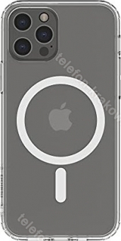 Belkin Magnetic Anti-Microbial Protective etui do Apple iPhone 12/12 Pro przeźroczysty