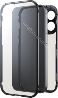 Black Rock 360° Glass etui do Apple iPhone 15 Pro przeźroczysty/czarny