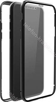 Black Rock 360° Glass etui do Apple iPhone XS Max przeźroczysty/czarny