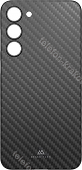 Black Rock Ultra Thin Iced etui Flex carbon do Samsung Galaxy S23+ czarny