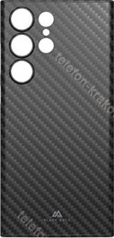 Black Rock Ultra Thin Iced etui Flex carbon do Samsung Galaxy S23 Ultra czarny