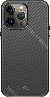 Black Rock wytrzymały etui Real carbon do Apple iPhone 14 Pro Max czarny