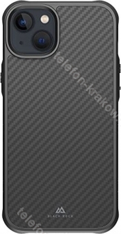 Black Rock wytrzymały etui Real carbon do Apple iPhone 14 Plus czarny