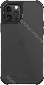 Black Rock wytrzymały etui do Apple iPhone 12/12 Pro przeźroczysty/czarny
