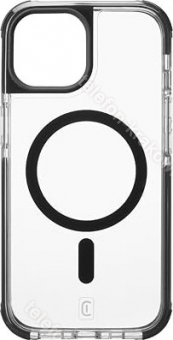 Cellularline Tetra Force Strong Guard Mag do Apple iPhone 15 przeźroczysty/czarny