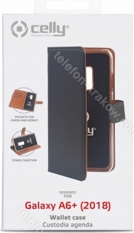 Celly Wally do Samsung Galaxy A6+ (2018) czarny