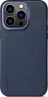 Decoded Leather Back Cover do Apple iPhone 14 Pro Max Navy