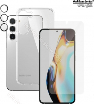 PanzerGlass Hard etui + Screen Protector Kit do Samsung Galaxy S23+ przeźroczysty