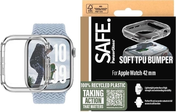 PanzerGlass Safe TPU Bumper do Apple Watch Series 10 (42mm) przeźroczysty