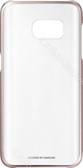 Samsung Clear Cover do Galaxy S7 Edge złoty róż
