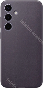 Samsung Hochuen Vegan Leather etui do Galaxy S24+ dark violet
