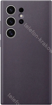 Samsung Hochuen Vegan Leather etui do Galaxy S24 Ultra dark violet