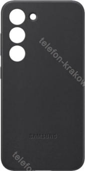 Samsung Leather etui do Galaxy S23+ czarny