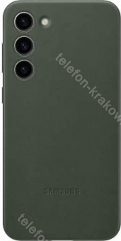 Samsung Leather etui do Galaxy S23+ zielony