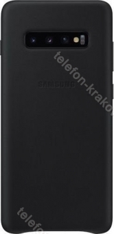 Samsung Leather Cover do Galaxy S10+ czarny
