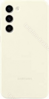 Samsung Silicone etui do Galaxy S23+ cream