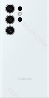 Samsung Silicone etui do Galaxy S24 Ultra biały
