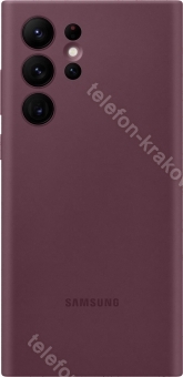 Samsung Silicone Cover do Galaxy S22 Ultra Burgundy